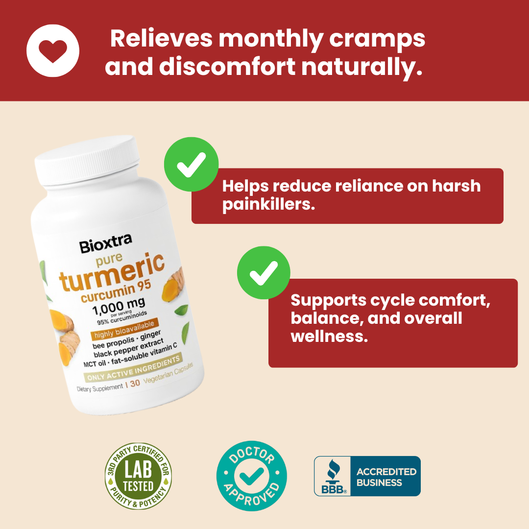 BioXtra Turmeric Period Pain Relief Blend