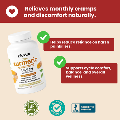 BioXtra Turmeric Period Pain Relief Blend