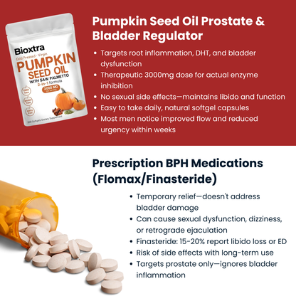 2-in-1 Pumpkin Seed Oil Prostate & Bladder Regulator